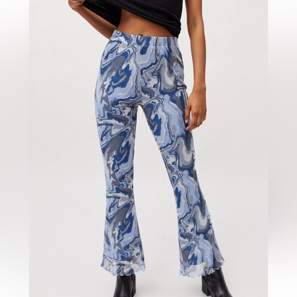 Urban Outfitters Pants - URBAN OUTFITTERS SIERRA MESH FLARE PANT